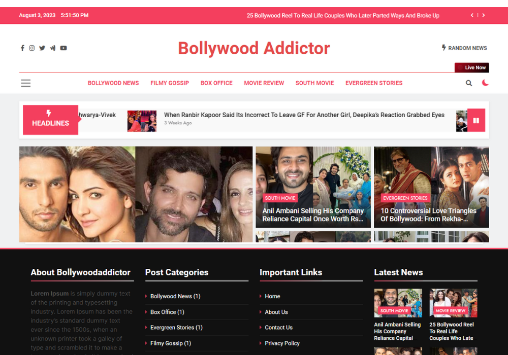 Bollywood Addictor